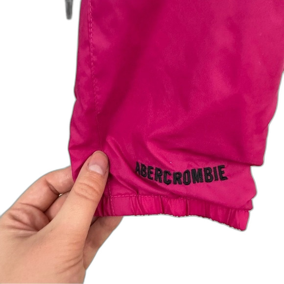 Abercrombie & Fitch Fuchsia Pink Windbreaker Jacket NWT Size Medium - Picture 11 of 16